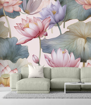 Pink Lavender Lotus