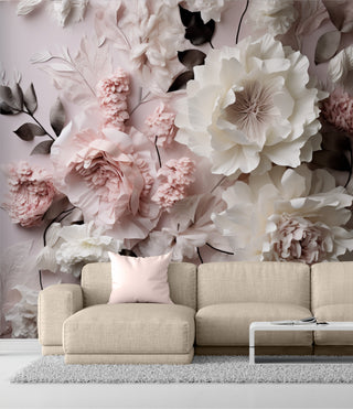 3D Paper Floral Wall