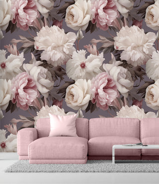 Vintage Rose on Lavender